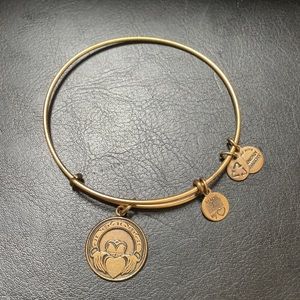 Alex & Ani Irish Claddagh charm bangle